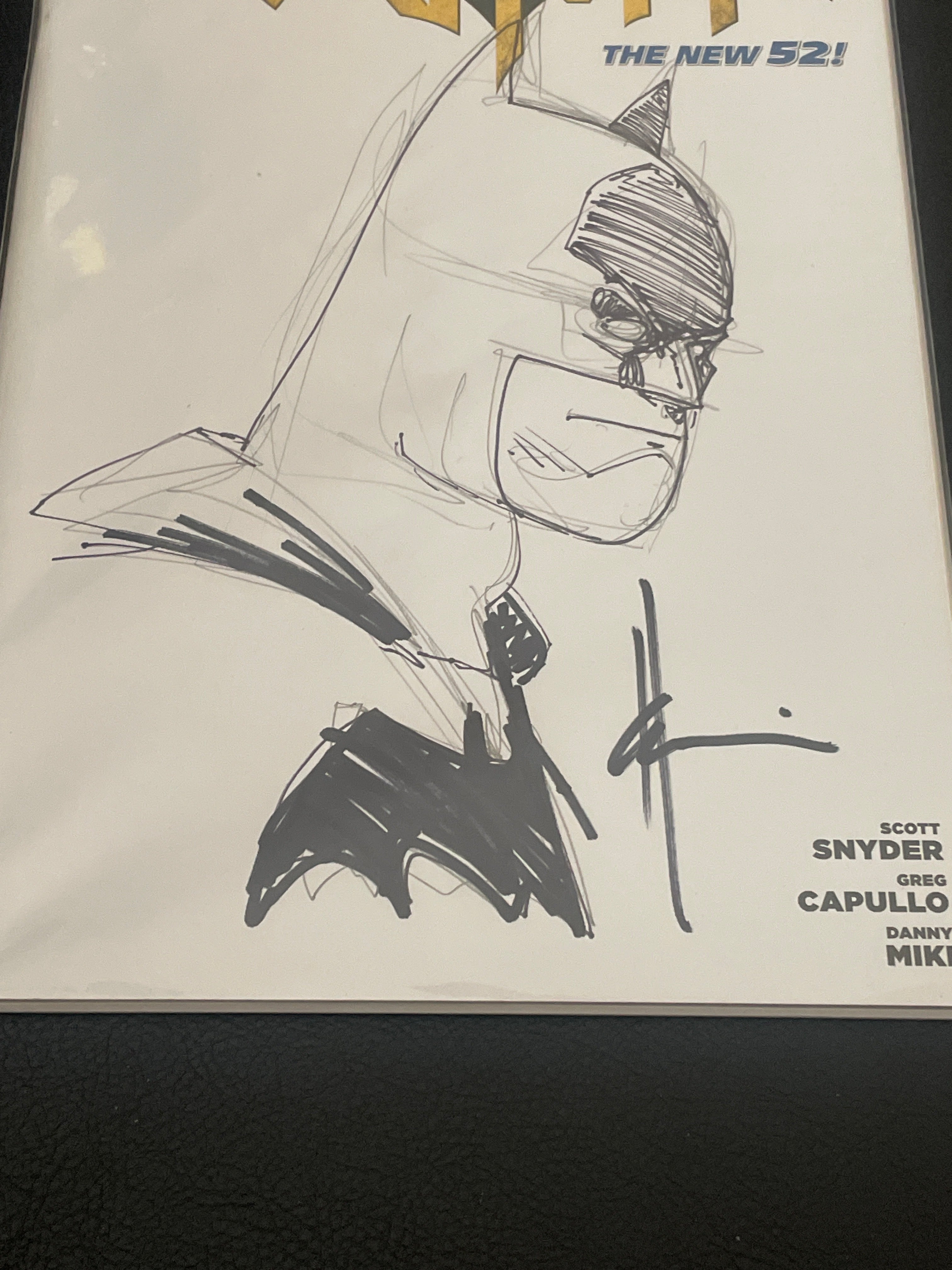 BATMAN: ZERO HOUR #29 variant cover comic book Signed & Sketched by legendary comic book artist Howard Chaykin