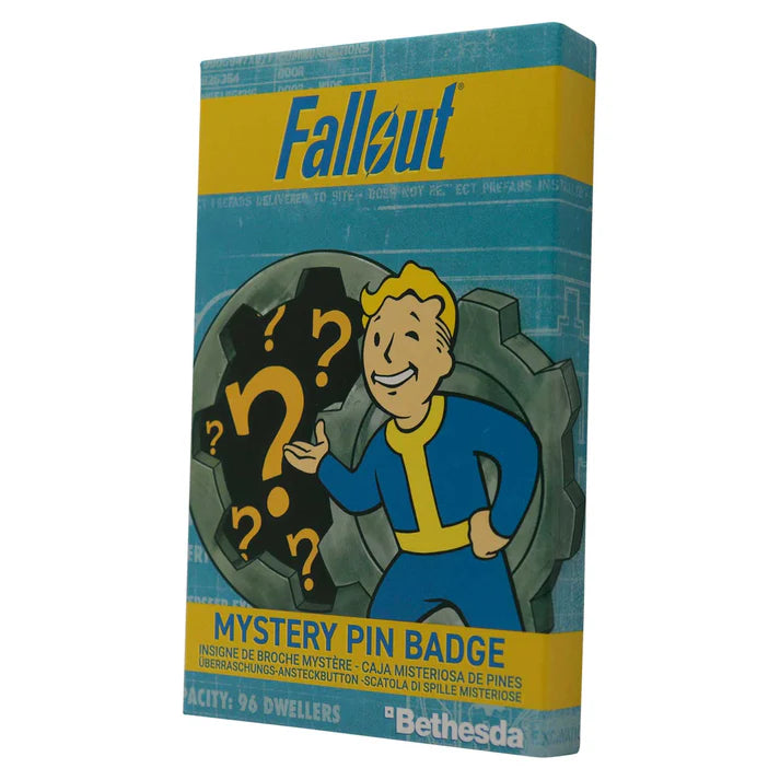 Fallout Mystery Pin Badge CDU Containing 12 Blind Boxes - Series 1