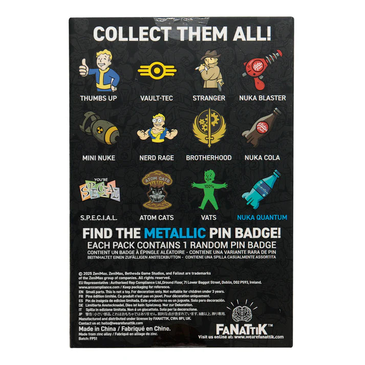 Fallout Mystery Pins Volume 2 CDU of 12