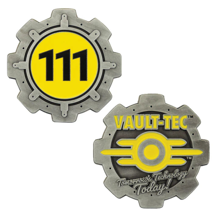 Fallout Limited Edition Vault 111 Door Limited Edition Individually Numbered Coin