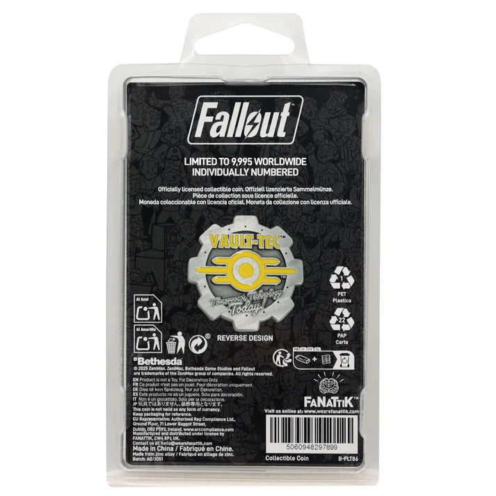 Fallout Limited Edition Vault 111 Door Limited Edition Individually Numbered Coin