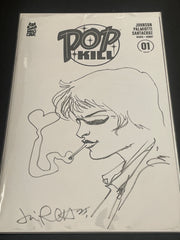 POP KILL #1 variant cover comic book Signed & Sketched by legendary comic book artist Jimmy Palmiotti
