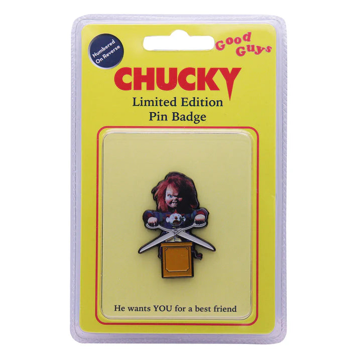 Chucky Limited Edition Individually Numbered Pin Badge