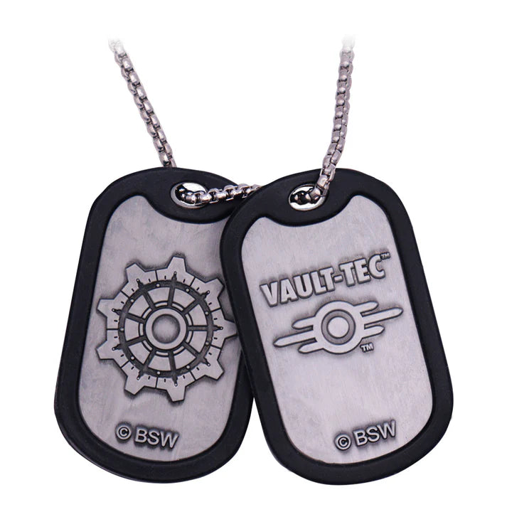 Fallout Vault-Tec Metal Dog Tags