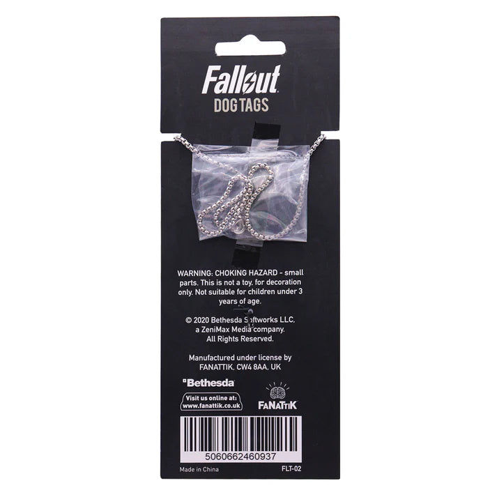 Fallout Vault-Tec Metal Dog Tags