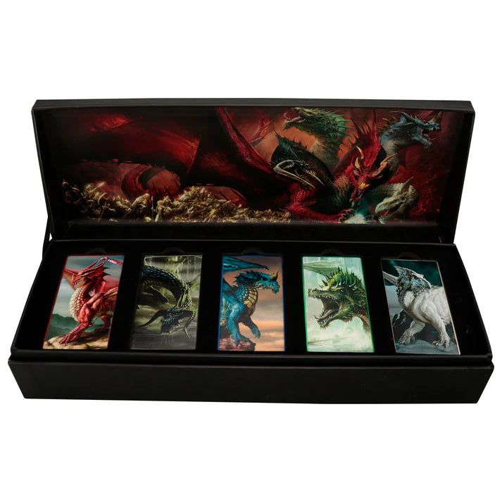 Dungeons & Dragons Limited-Edition Set of 5 Chromatic Dragons Ingots