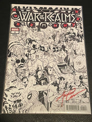 WAR OF THE REALMS #1, with a 1 per store allocation rare variant cover, signed by cover artist Amanda Conner