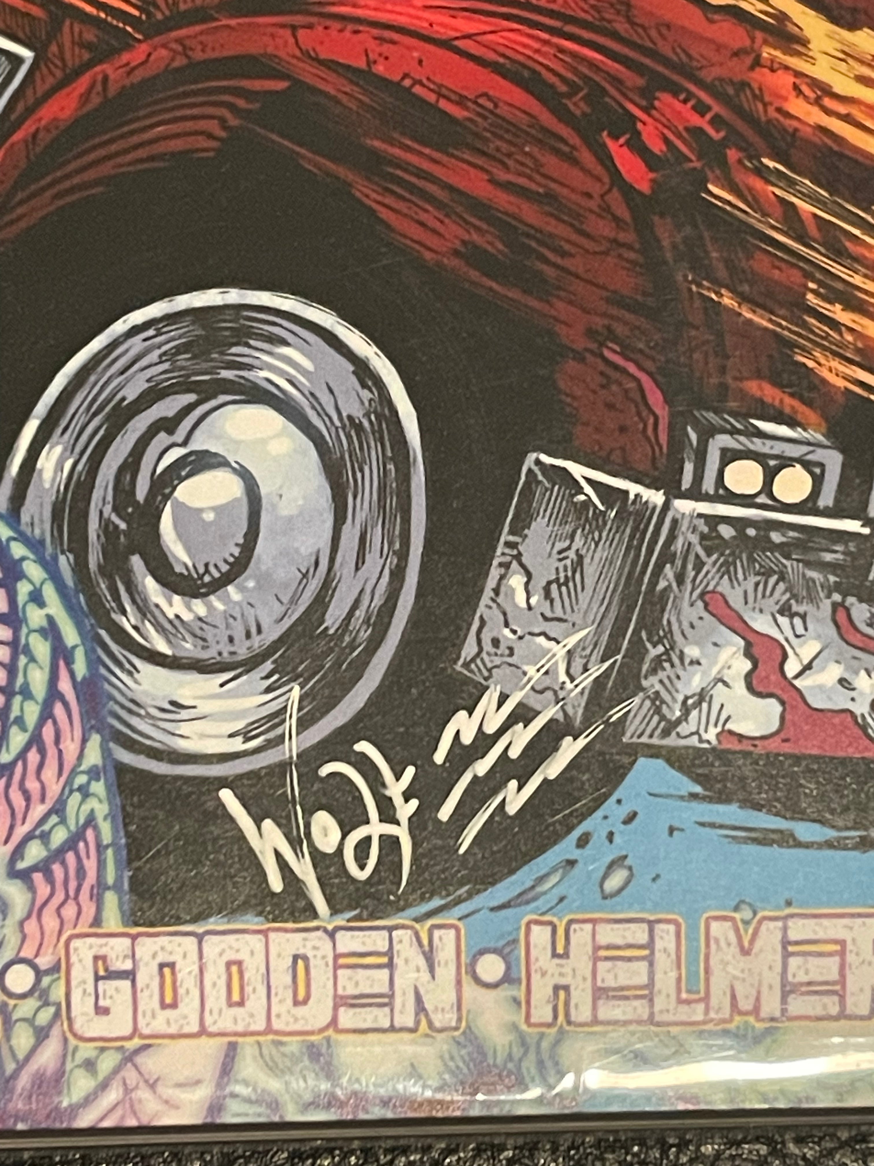 Post Malone’s Big Rig #1, Variant Cover B, Signed by cover artist Maria Wolf