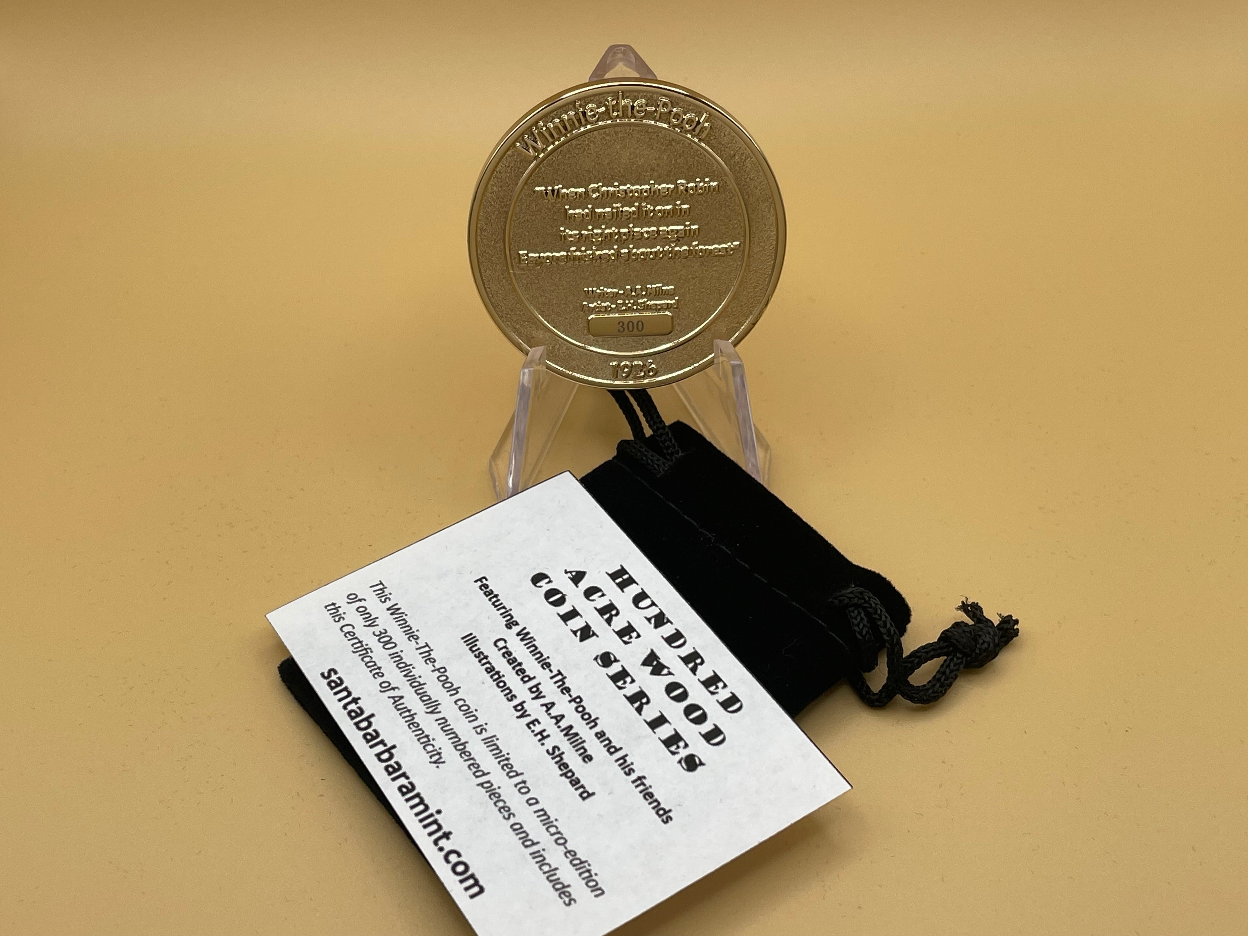 Winnie-The-Pooh Christopher Robin’s Picnic Limited Edition Individually Numbered Coin