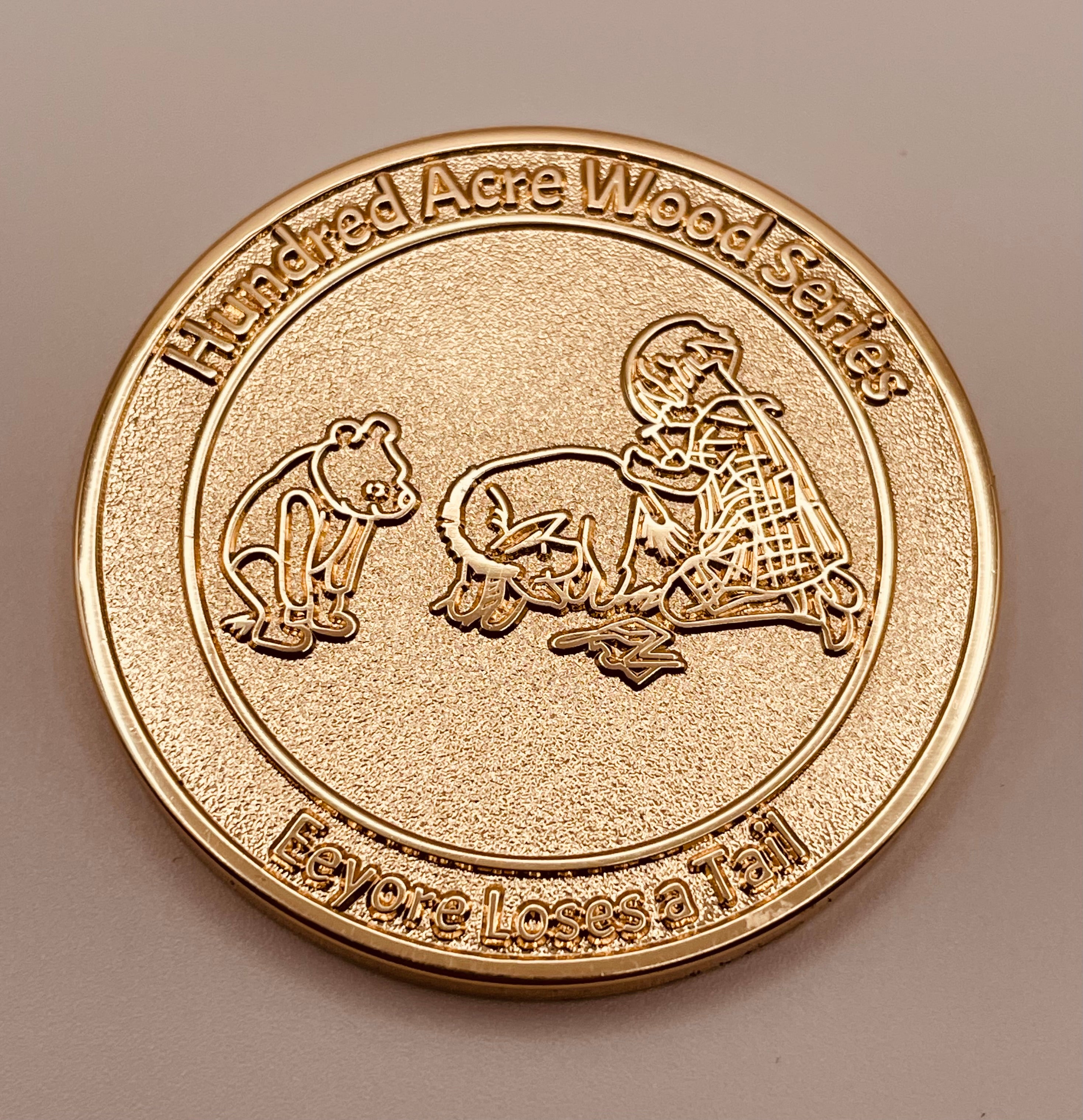 Winnie-The-Pooh Eeyore Loses a Tail Limited Edition Individually Numbered Coin