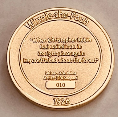 Winnie-The-Pooh Eeyore Loses a Tail Limited Edition Individually Numbered Coin