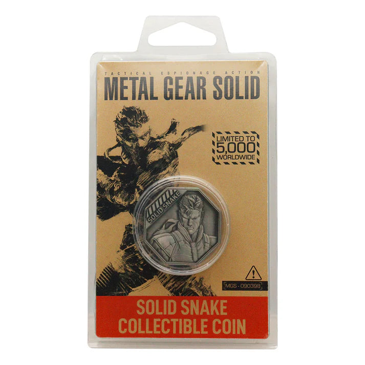 metal gear solid limited edition Metal Gear Solid Limited Edition 'Solid Snake' Collectible Coin – Santa Barbara Mint