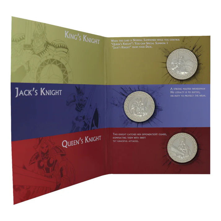 Yu-Gi-Oh! Knights .999 Silver Plated 3 Coin Album