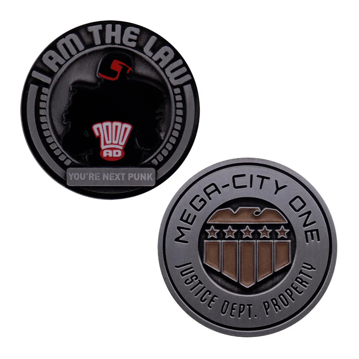 Judge Dredd Mega-City One 2000 AD Limited-Edition Coin