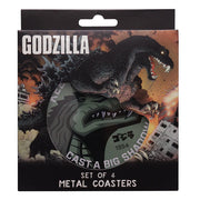Godzilla Set of 4 Printed Metal Coasters