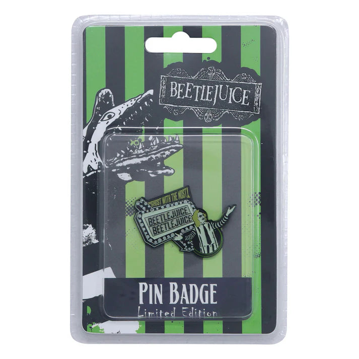 BeetleJuice Limited Edition Pin Badge