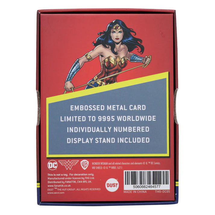WONDER WOMAN Limited Edition Individually Numbered Golden Age Style Comic Ingot