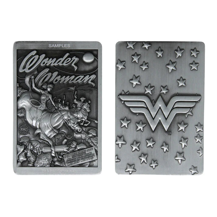 WONDER WOMAN Limited Edition Individually Numbered Golden Age Style Comic Ingot