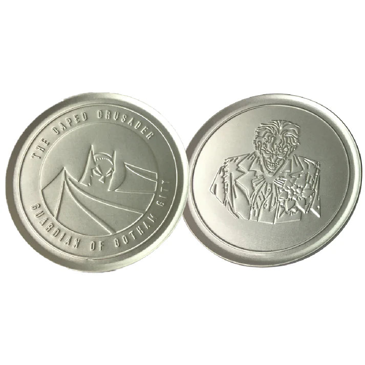 Batman Set of 4 Embossed Metal Coasters