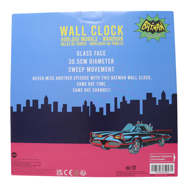 Batman 1960s TV Series BAT TIME Wall Clock