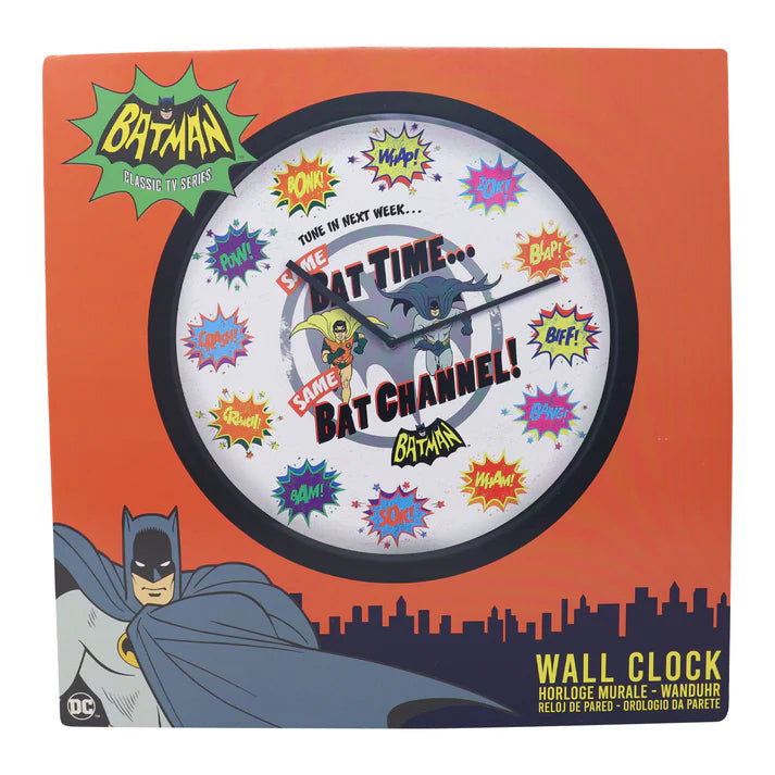 Batman 1960s TV Series BAT TIME Wall Clock