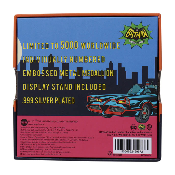 Batman Classic TV Series The Penguin Limited Edition .999 Silver Plated Medallion