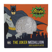 Batman Classic TV Series The Joker Limited Edition .999 Silver Plated Medallion