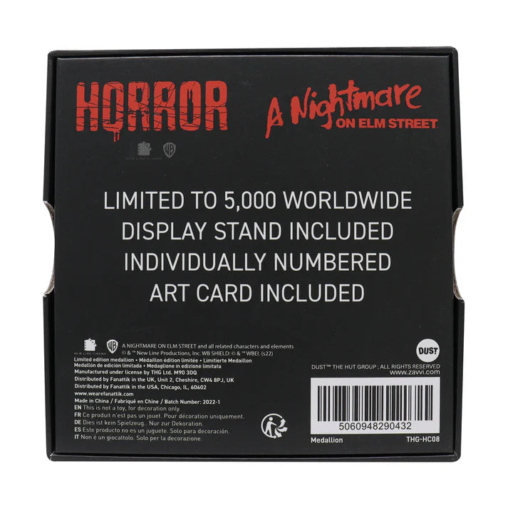 Nightmare on Elm Street Limited Edition Medallion