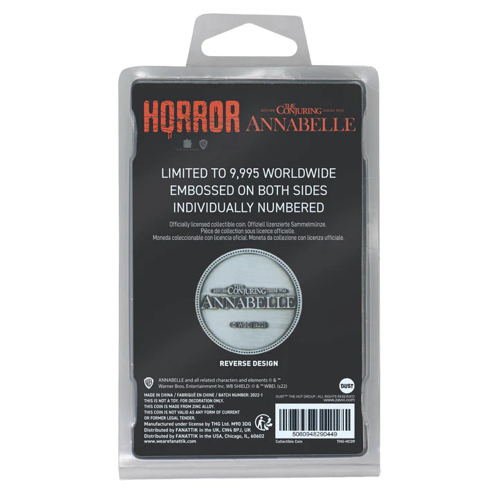 The Conjuring's Annabelle Limited Edition Collectible Coin