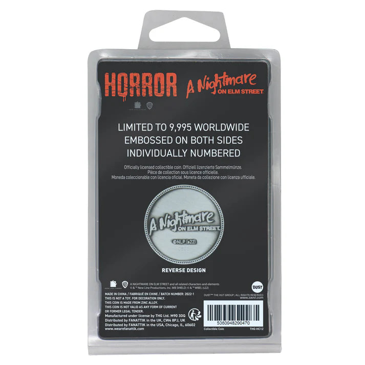 Nightmare on Elm Street Limited Edition Collectible Coin