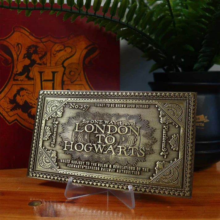 Harry Potter Limited Edition Replica Hogwarts Express Train Ticket
