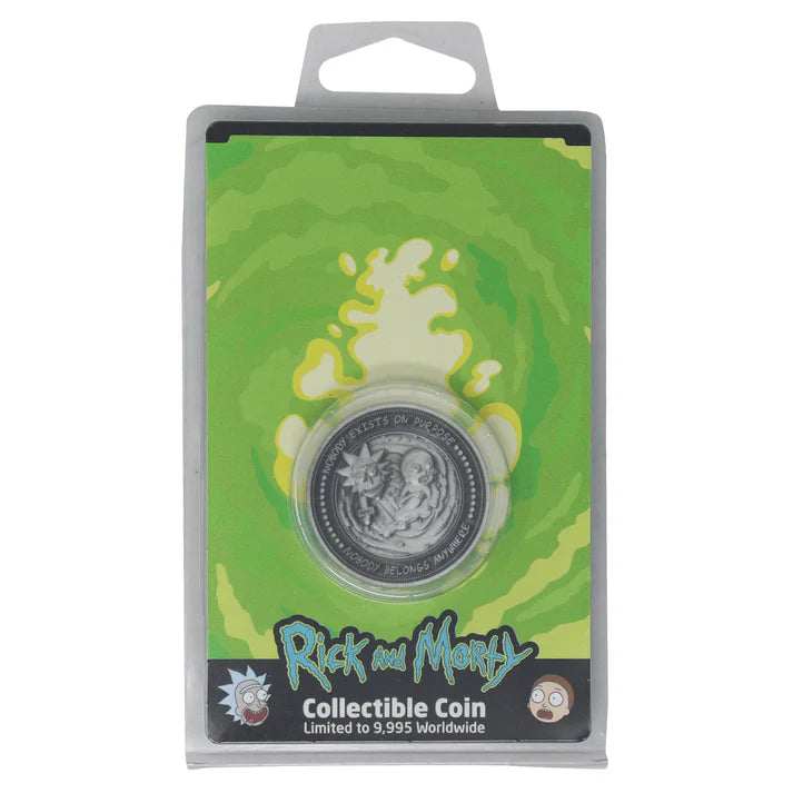 Ricky & Morty Limited Edition Individually Numbered Collectible Coin