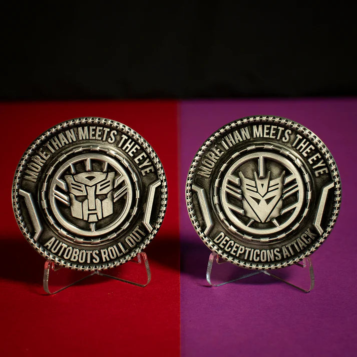 Transformers More Than Meets The Eye Limited Edition Medallion Set