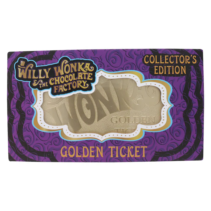 Willy Wonka and the Chocolate Factory Collector's Edition Replica Golden Ticket