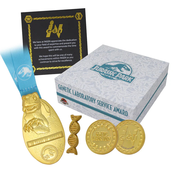 Jurassic Park INGEN Genetics Laboratory Service Award