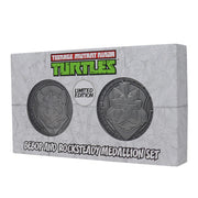 Teenage Mutant Ninja Turtles Bebop & Rocksteady Limited Edition Individually Numbered Medallion Set