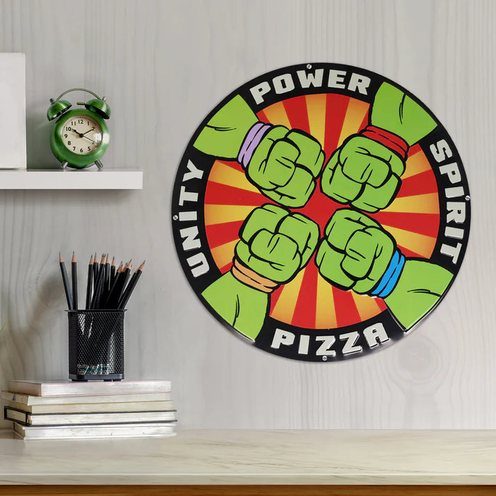 Teenage Mutant Ninja Turtles Pizza Power Tin Sign