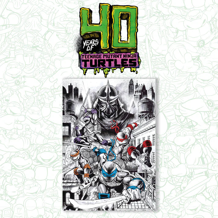 Teenage Mutant Ninja Turtles 40th Anniversary Limited Edition Individually Numbered Art Print 1