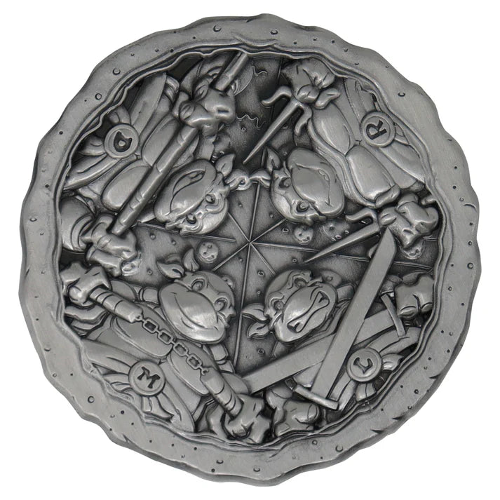 Teenage Mutant Ninja Turtles Limited Edition Individually Numbered Pizza Medallion