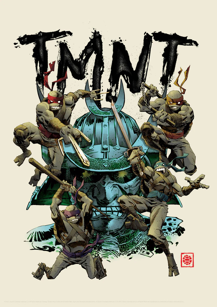 Teenage Mutant Ninja Turtles 40th Anniversary Limited Edition Individually Numbered Art Print 2