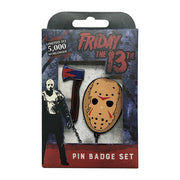 Friday The 13th Limited Edition Individually Numbered Pin Badge Set
