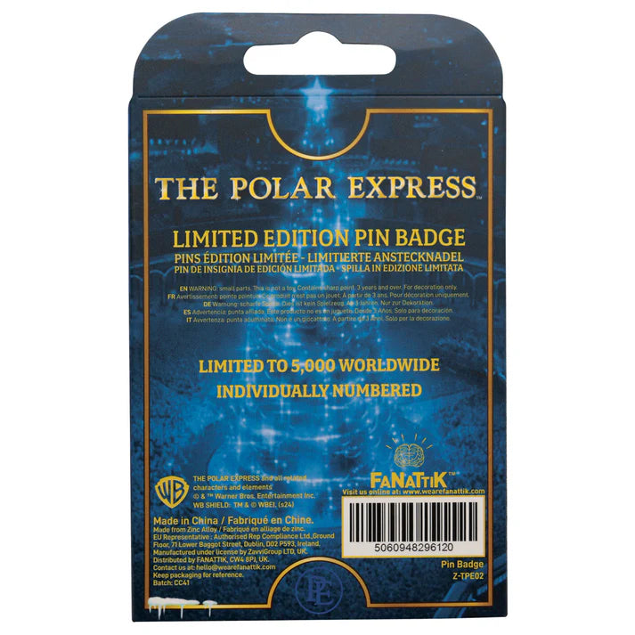 Polar Express Conductor's Stopwatch Spinning Limited Edition Pin Badge