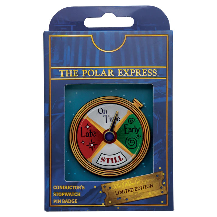 Polar Express Conductor's Stopwatch Spinning Limited Edition Pin Badge