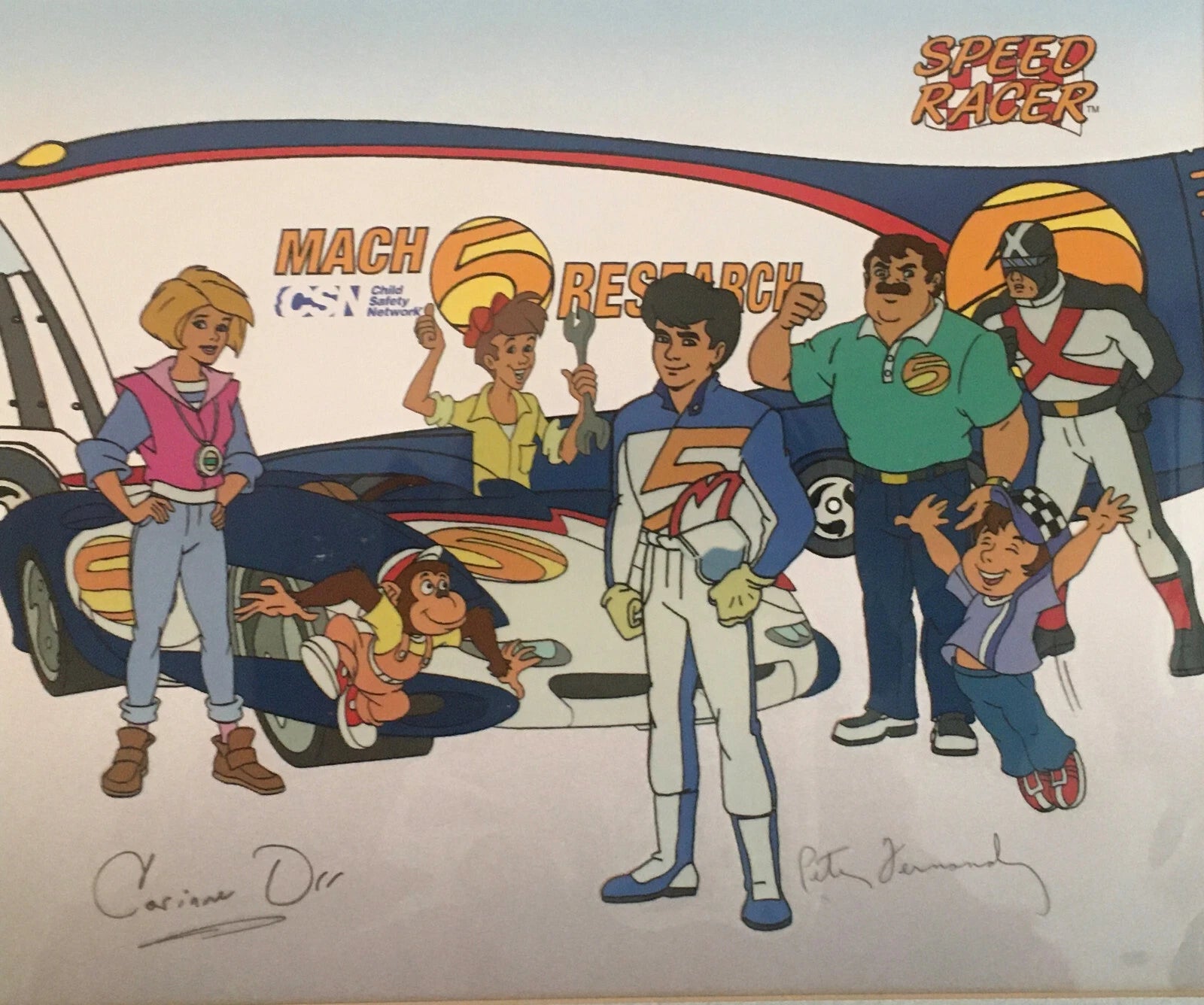 SPEED RACER MACH 5 LIMITED EDITION ANIMATION CEL SERI-CEL