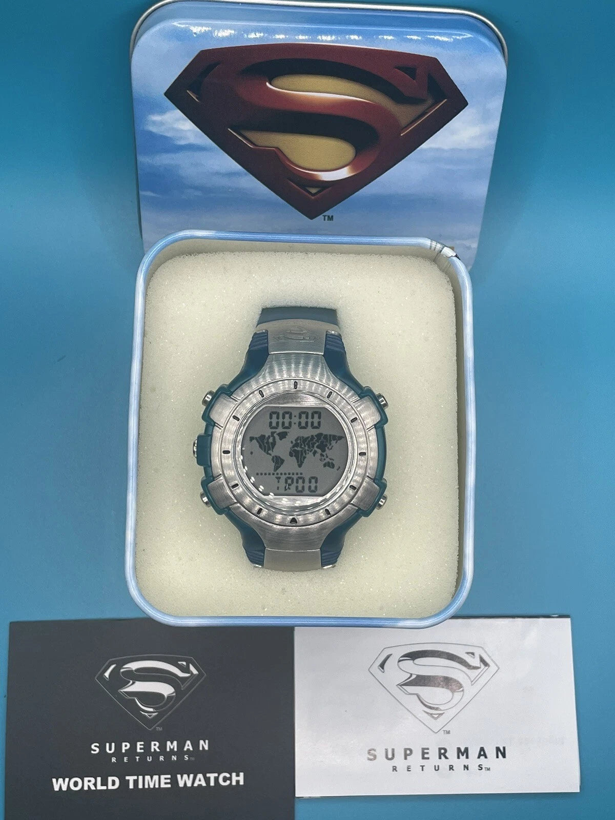 SUPERMAN RETURNS WORLD TIME WATCH 2006 NATO HOLLYWOOD EXECUTIVE PROMO