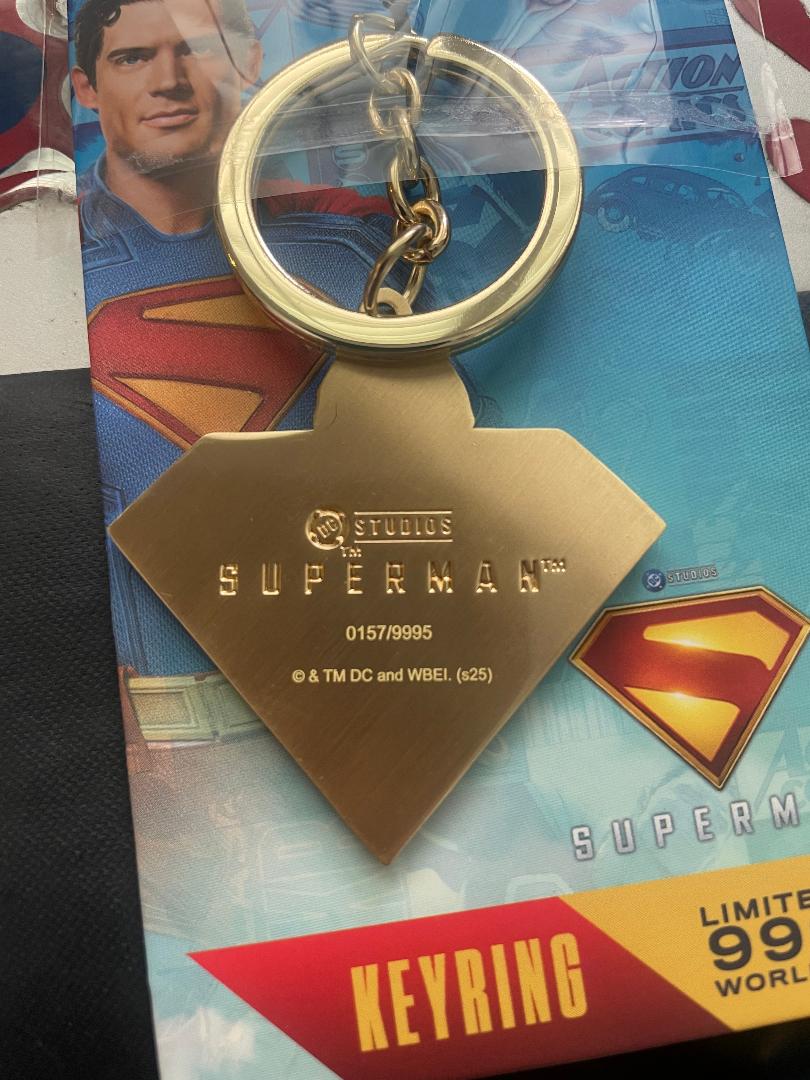 Superman 2025 Movie Limited Edition Individually Numbered Keyring