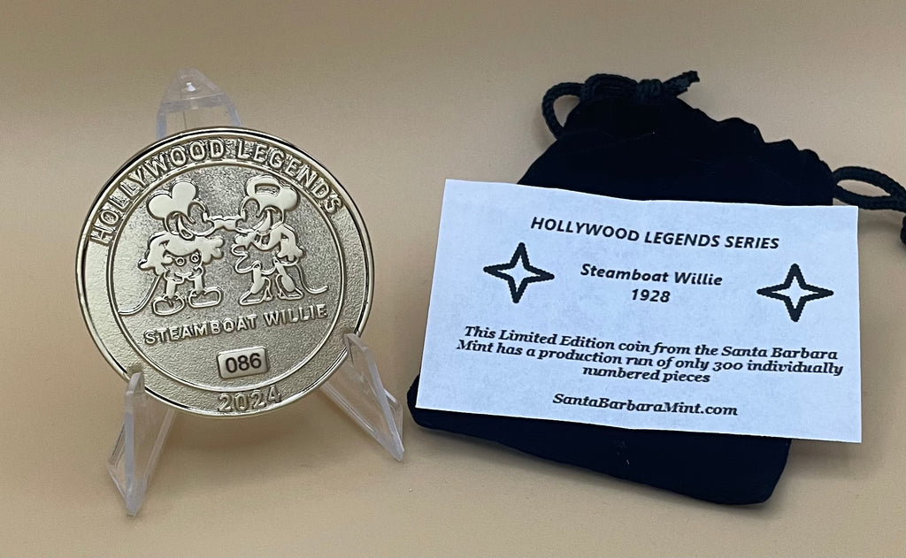 1. Steamboat Willie Coin - The Hollywood Legends Series