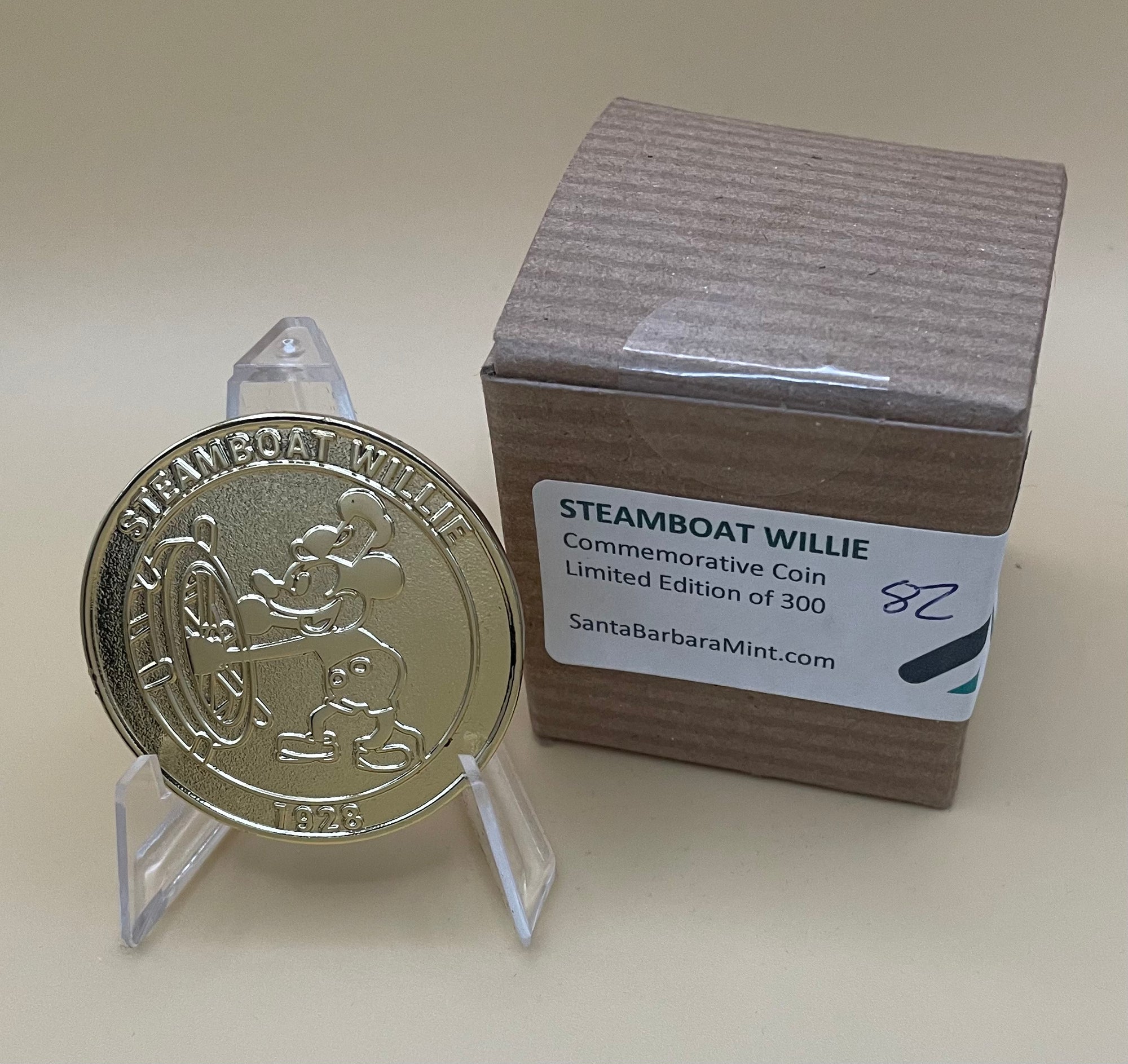 1. Steamboat Willie Coin - The Hollywood Legends Series