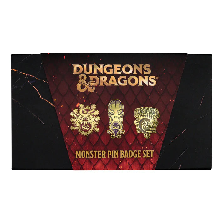 Dungeons & Dragons 50th Anniversary 3 Pin Badge Set
