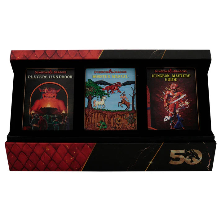 Dungeons & Dragons 50th Anniversary 1st Edition Book Cover Ingot Set